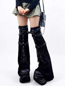 Black Leather Buckle