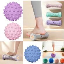 Foot Relief Massage Ball Set, 2pcs, Washable And Reusable, Helps Relieve Muscle Soreness And Promote Blood Circulation. Home Yoga Massage Tool Set, Suitable For Foot, Leg And Full Body Care. Ideal Gift For Halloween And Christmas. - Multiple Specifications - View 2