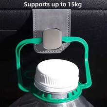 Car Hook, Passenger Side Glove Box Hook, Front Seat Storage Metal Hook, Glove Box Hook With Faux PU Leather And Plush Roller, Universal Decorative Hidden Metal Hook Design, Strong Load-Bearing Capacity, Includes Rear Seat Storage Accessories, Suitable For Multiple Car Models - A - View 8