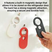 1pc Multifunctional Jar & Bottle Opener Ergonomic Effortless Lid Twist Tool For Seniors Weak Hands Works For Jars Beer Bottles Cans Pull Tabs Kitchen Gadget Holiday Gift - Multicolor - View 9