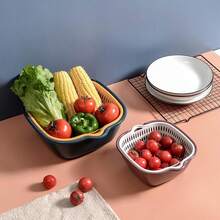 Colander & Salad Spinner - Green - View 5