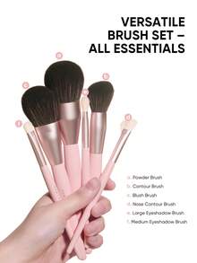 JUDYDOLL BRUSH SET Makeup Brush Set Soft Bristles Fluffy Portable Makeup Tools - Medium Eyeshadow Brush - View 3