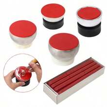 KLONKEE Sealing Wax Balls/Sealing Wax Sticks, Suitable For Jewelry Carving And Inlay Tools, Suitable For Jewelry Makers, Goldsmiths And Craft Enthusiasts. - Red - View 2