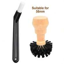 Concentrated Coffee Machine Cleaning Brush Set, Includes Handle Brush, Coffee Machine Brewing Head Brush, Coffee Handle Brush, Coffee Machine Brush, Suitable For Home And Office Use, Coffee Grime Cleaning Tool, Best Gift For Coffee Lovers - Multicolor - View 8