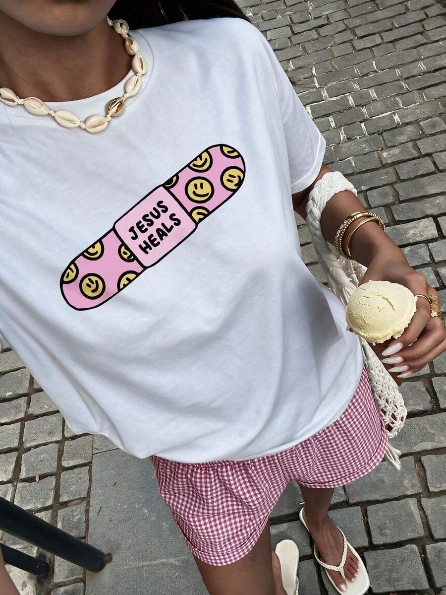 Women T-Shirts - White - View 1