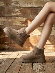 Women Ankle Boots & Booties - Khaki - View 4