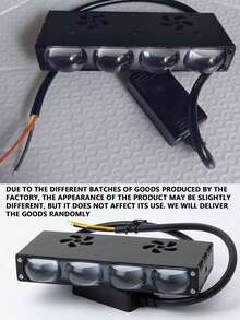 GLANBERT Super Bright Grille Lights, High/Low Beam Driving Lights, Mini Projector Fog Lights, Suitable For Truck/Car/Off-Road/UTV/ATV/Motorcycle, White/Yellow Work Fog Lights - Multicolor - View 12