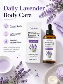 100ml Lavender Massage Oil, Skin-Friendly Non-Greasy Full Body Daily Skin Care External Use Essential Oil - 多樣化香型 - 查看 8