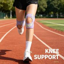 1pc Knee Brace For Men & Women, Patella Support Strap With Gel Pad & Dual Side Stabilizers - Multicolor - View 11