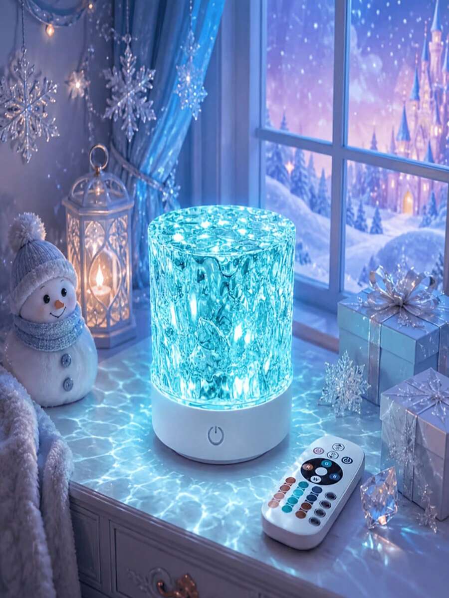 RGB Romantic Wave Light, USB Night Light, Suitable For Home Lighting And Atmosphere Creation, Applicable For Bedroom, Gaming, Birthday, Holiday, Date, Etc. Valentine's Day/Birthday/Christmas Gift - Wavy Style - View 1