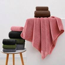 Towel & Bath Towel Sets - Black - View 4