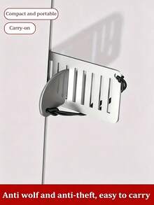 2/1pc Portable Door Lock Device: Essential Tool For Home Privacy, Travel And Hotel Protection - Adjustable Portable Door Lock, Suitable For Home, Hotel, Apartment And Dormitory - Provides Better Privacy Protection - Multicolor - View 3