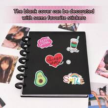 Álbum de Cartões Furo de Cogumelo para Photocards de Idols Fotos 3 Polegadas 4 Grid Portátil Resistente - A - Visão 7