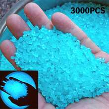 5000/3000/1000/1pc Glow In The Dark Stones, Colorful Luminous Decorative Pebbles, Suitable For Garden, Backyard, Lawn, Pathway, Fish Tank, Flower Pot, Outdoor Fluorescent Stones, Party, Holiday, Wedding Decoration, Waterproof Handmade DIY Ornament, Zen Atmosphere - Multicolor - View 19