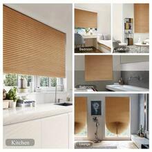 6pcs Cordless Pleated Window Shades – Light Filtering & Room Darkening, Easy-Clip Installation, Smooth Polyester Fabric, Modern Minimalist Design, Wipe-Clean Surface, Ideal For Bedroom, Living Room Or Office – Available In White, Gray, Black, Blue, B - Black-6 Pcs - View 3