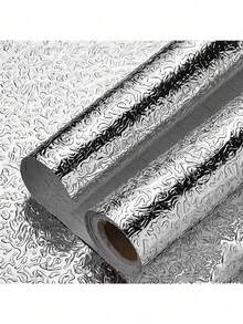 1 Roll Waterproof & Oil-Proof Kitchen Sticker - Self-Adhesive Wallpaper, Heat Resistant, Self-Adhesive Wall Panel, Kitchen Splash Guard Liner For Drawers And Walls, Under Sink Drawer Liner, Wall Decoration, Home Wall Panel Wallpaper - View 6