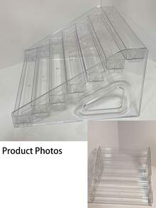 3/4/5/7層透明壓克力指甲油展示架 多層展示台 化妝品收納整理架 眼鏡架 相框 珠寶架 收納盒 適用於居家客廳辦公室裝飾 臥室桌面收納 - 彩色 - 查看 9