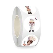500pcs K-Pop CORTI/S All Members Chef Big Head Sticker, Highly Attractive Handsome Star Photo Sticker, KP/OP Fan Support Merchandise, Planner DIY, Water Cup, Phone, Gift Box Sealing Label Sticker, Back To School Gift For Fellow Fans And Best Friends - Multicolor - View 4