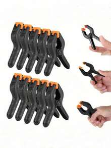Balloon Arch Clips, Balloon Garland Buckles, Plastic Crocodile Clips, Balloon Decoration Fixing Accessories, Reusable Balloon Clips, Suitable For Birthday, Wedding, Party, Thickened Balloon Arch Matching Tools - Black - View 8