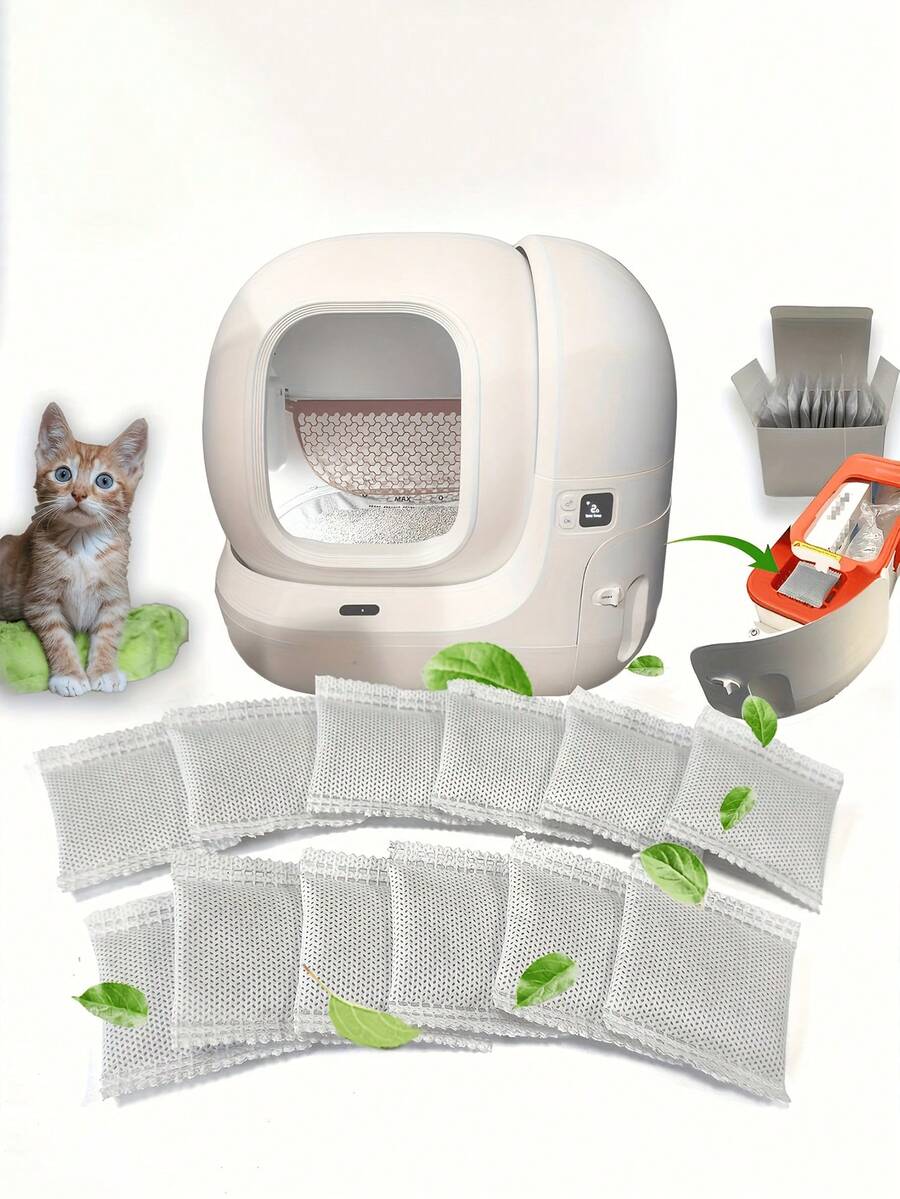 50pcs Disposable Activated Carbon Formaldehyde Removal Odor Absorber Bags, Suitable For Pets And Home Use, Contains Powerful Purifying Carbon, Moisture-Proof Packaging - Multicolor - View 1