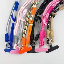 1 buah Tali Gantungan Kunci Warna-warni, Tali Selempang Bahu, Gantungan Kunci, Tali Kepang yang Dapat Diatur, Bantalan Tali Gantungan Ponsel - MultiWarna - View 4