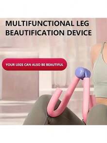 1pc Pelvic Floor Muscle Trainer, Body Shaping, Yoga, Leg And Hip Workout - Pink - View 6