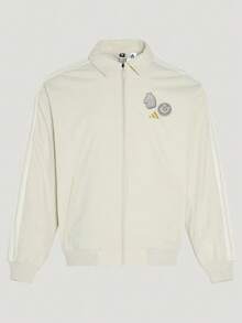 Adidas Men's NYR 3S WV JKT Woven Collarless Jacket KE4058 - Beige - View 2