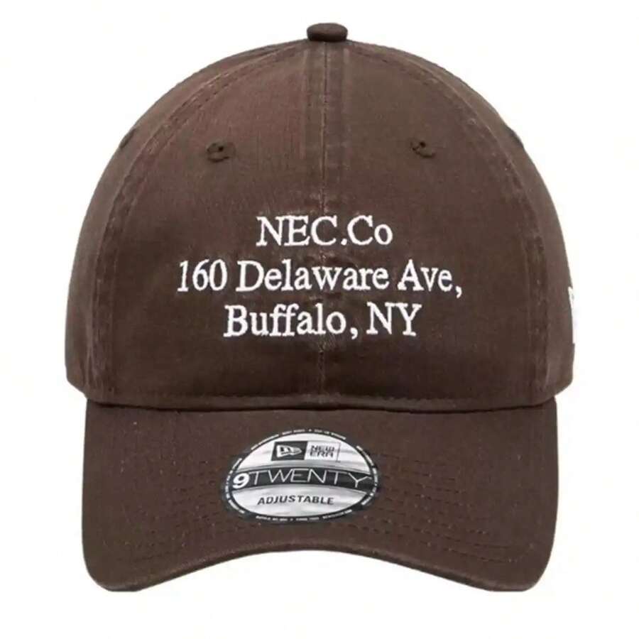 New Era 9TWENTY NEC.Co Buffalo Adjustable Baseball Cap Brown 13784824 - Brown - View 1