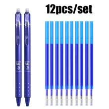 Retractable Erasable Gel Pen Set, 2 Refillable 0.5 Mm Pens With 10 Replacement Ink Refills, Smooth Writing And Clean Erasing Pens For Students, School, Office, Homework, Note Taking, Journaling And Daily Use, [Blue/Black/Mixed Ink] - Multicolor - View 11