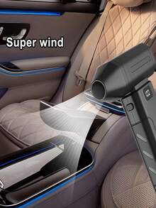 Handheld Electric Dust Blower, High-Speed Mini Blower ,Adjustable Power Turbo Fan, Portable Dust Blower For Cleaning Electronics, Cars, Homes, And Outdoor Spaces Rechargeable Electric Air Duster - A - View 3