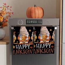 2/4/48pcs Autumn Series Gnome Dwarf Thanksgiving Pattern Printed Kitchen Towels - Super Soft, Highly Absorbent Polyester Dishcloths And Hand Towels, Perfect For Holiday Decor, Kitchen Decor, Party Decor. - Multicolor - View 14