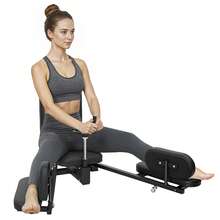 SOOZIER Split Machine, 180° Adjustable Leg Stretcher Machine With Handwheel, Heavy Duty Leg Stretching Equipment For Flexibility, Home Gym Fitness, Yoga And Dance, Black - Black - View 11
