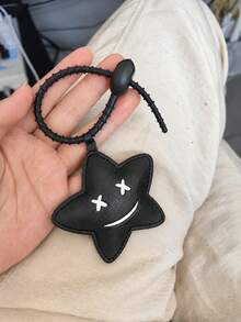1pc Charm Keychain - Wallet Chain And Handbag Accessory - Gift For Women And Girls - Black - View 5