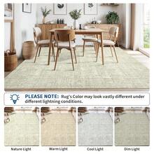 Modern Washable Solid Kitchen Printed Area Rug Easy To Clean Home Aesthetic Decor Carpet Stain Resistant Non Shedding Floorcover Low Pile Soft Entrance Runner Rug Non Slip Bordered Mat Throw Rug For Living Room Dinning Room Bathroom Bedroom Laundry - 淺綠色 - 查看 9