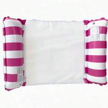 Foldable Backrest Striped Inflatable Floating Lounge Chair, Adult Water Hammock - Multicolor - View 7