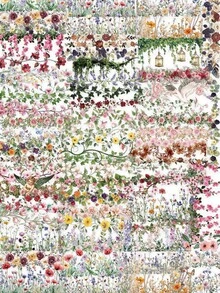 56PCS,Strip Flowers Transparent Stickers,PET Material,Creative And Aesthetic Design Sticker,Suitable For Mobile Phone Cases, Tablets, Laptops, Suitcases, Cars, Notebooks, Helmet, Guitar, Skateboard, Storage Box,Computer - 56 Pieces - View 6