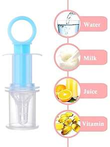1Pc Blue Pet Medicine Feeder Liquid Oral Syringe Milk Nursing Bottles Syringe Soft Tip Plastic Pet Medical Feeding Tool For Dog Puppy Cat, Kitten Nursing Supplies - Pink - View 3