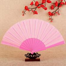 1pc Women's Folding Hand Fan, Vintage Fabric Fan - Carnival Fan, Chinese Kung Fu Tai Chi Festival Dance Decorative Handheld Fan, Christmas Gift/Birthday Gift, Elegant Lightweight Kung Fu/Tai Chi Fan - Professional Folding Design, Classic Sound Effect, Traditional Chinese Style (Due To The Fragile Material Of The Fan, There May Be Defects. The Fan Is 23cm Long, Please Note Before Purchasing.) - Multicolor - View 17