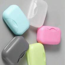 1pc Portable Travel Soap Box, Waterproof Sealed Leak-Proof Soap Case With Lid And Lock, Personalized Plastic Soap Storage Box, Suitable For Home, Outdoor, Hiking, Camping And Travel - Soap Dish - View 6