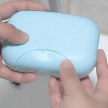 1pc Portable Travel Soap Box, Waterproof Sealed Leak-Proof Soap Case With Lid And Lock, Personalized Plastic Soap Storage Box, Suitable For Home, Outdoor, Hiking, Camping And Travel - Soap Dish - View 11