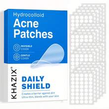 200/400/800pcs Hydrocolloid Acne Pimple Patch, Hydrocolloid Spot Stickers, Covering Zits And Defect, Nighttime Spot Stickers For Face - Round Transparent - View 1