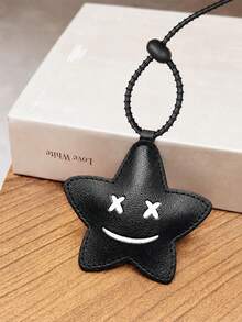 1pc Charm Keychain - Wallet Chain And Handbag Accessory - Gift For Women And Girls - Black - View 4