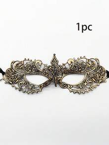 2件組情侶化裝舞會面具 蕾絲女王面具 威尼斯嘉年華萬聖節面具 舞會情侶面具 性感化裝面具 情侶禮物 - 彩色 - 查看 13