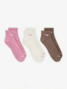 Nike Authentic 2025 New Unisex Sports Casual Short Socks 3-Pack SX6890-936 - SX6890-936 - View 3