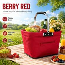 Portable Insulated Outdoor Picnic Backpack, Large Capacity, Thick Durable Material, Waterproof & Scratch-Resistant, Foldable & Lightweight, Tear-Resistant, Suitable For Camping, Road Trips, Hiking And Outdoor Activities, Essential Travel Gear - Multicolor - View 16
