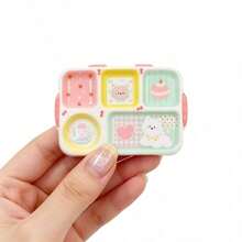 2/1pc Cute Nail Art Palette 5-Slot Mini Tray, Suitable For Gel Nail Polish Mixing And Nail Beads/Rhinestone Storage, Japanese Style Cute Nail Art Tool - Multicolor - View 1