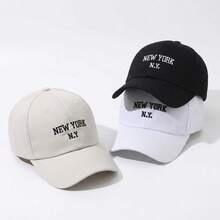 BONNY BOOM 3件組刺繡 NEW YORK 中性棒球帽卡車帽，Y2K戶外防曬可調節旅行度假禮物，適合朋友家人萬聖節、聖誕節、開學季、情人節、父親節、母親節、婚禮、教師節、學生、嘉年華、單身派對、新娘婚禮用品 - 3pcs-new york - 查看 3
