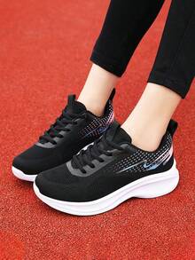 Women Wedge Sneakers - Xz034negro - View 3
