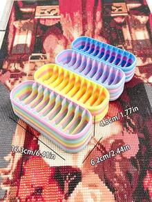 1pc 10-Grid Diamond Painting Bead Storage Box, Color Coded Organization, Handmade Storage Container, Suitable For Enthusiasts, Diamond Painting Supplies And Bead Storage - Drill Disk - View 4