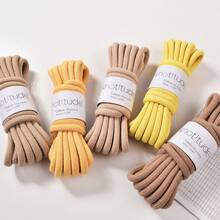 Dây thừng lõi polyester bọc cotton 5m 10mm, dây paracord buộc chịu lực dày, dây tết thủ công DIY, phù hợp làm dây đeo điện thoại, dây buộc, túi đan tay, treo tường và các phụ kiện trang trí khác - Nhiều màu - Xem 7